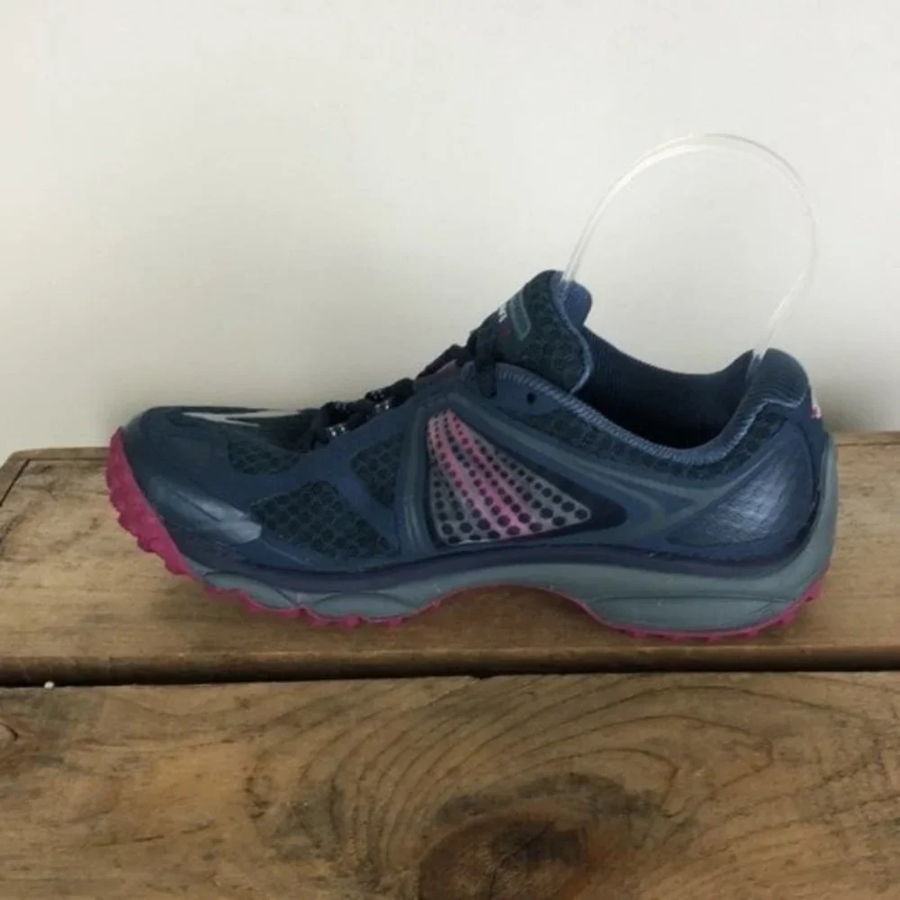 BROOKS Pure Grit blue trail running sneakers us women's size 7 EUC_8